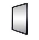 allen + roth 30-in x 36-in Framed Rectangle Bathroom Vanity Mirror (Black)