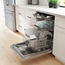 Bosch 800 Series 24-in Top Control Built-in Dishwasher ( Stainless steel ) With Third Rack, PowerControl and CrystalDry , 42-Decibel