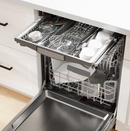 Bosch 800 Series 24-in Top Control Built-in Dishwasher ( Stainless steel ) With Third Rack, PowerControl and CrystalDry , 42-Decibel