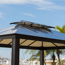 Paragon Outdoor Santa Monica 12-ft x 20-ft Hardtop Roof Aluminum Gazebo
