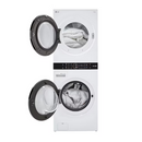 LG WashTower 4.5-cu ft Front load Washer and 7.4-cu ft Gas Dryer Stacked Laundry Center ( White )