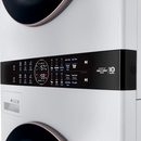 LG WashTower 4.5-cu ft Front load Washer and 7.4-cu ft Gas Dryer Stacked Laundry Center ( White )