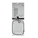 LG WashTower 4.5-cu ft Front load Washer and 7.4-cu ft Gas Dryer Stacked Laundry Center ( White )