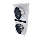 LG WashTower 4.5-cu ft Front load Washer and 7.4-cu ft Gas Dryer Stacked Laundry Center ( White )
