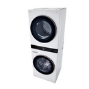 LG WashTower 4.5-cu ft Front load Washer and 7.4-cu ft Gas Dryer Stacked Laundry Center ( White )