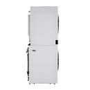 LG WashTower 4.5-cu ft Front load Washer and 7.4-cu ft Gas Dryer Stacked Laundry Center ( White )
