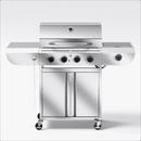 Antarctic Star 4-Burner 42000 BTU Stainless Steel Barbecue Propane Grill with Side Burner
