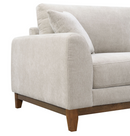 Furniture of America Lurek Mid Century Modern 3-Piece Chenille Sofa Set