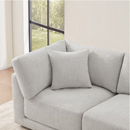 Aiden & Ivy Dayna 4-piece Fabric Modular Sectional - Light Gray