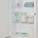 Style Selections 16-in x 26-in Surface/Recessed Mount Frameless Mirrored Rectangle Medicine Cabinet