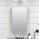 Style Selections 16-in x 26-in Surface/Recessed Mount Frameless Mirrored Rectangle Medicine Cabinet