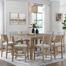 Foremost Home Ashton Counter Height Dining Table and 8 Chairs