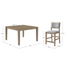 Foremost Home Ashton Counter Height Dining Table and 8 Chairs