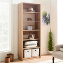 Klair Living Prosper 31" Portable closet Oak Solid Shelving Wood Closet System