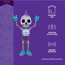 Haunted Living 3-ft Motion Activated Lighted Rocker Skeleton Animatronic