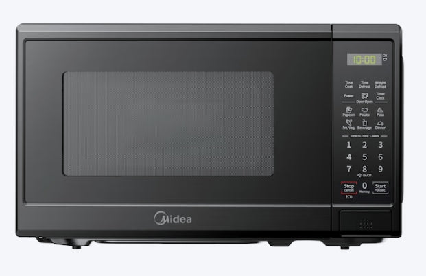 Midea 0.7-cu ft 700 -Watt Countertop Microwave (Black)