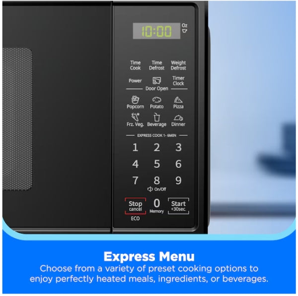 Midea 0.7-cu ft 700 -Watt Countertop Microwave (Black)