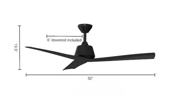 Harbor Breeze Stokes II Flush Mount Fan