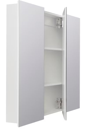 Style Selections In Surface Mount True White Mirrored Rectangle Medicine Cabinet