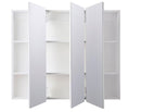 Style Selections In Surface Mount True White Mirrored Rectangle Medicine Cabinet