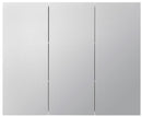 Style Selections In Surface Mount True White Mirrored Rectangle Medicine Cabinet