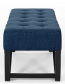 ModernLuxe Navy Blue Ottoman