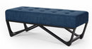 ModernLuxe Navy Blue Ottoman