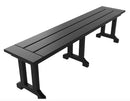 Westin Furniture Laguna Black HDPE Dining Bench