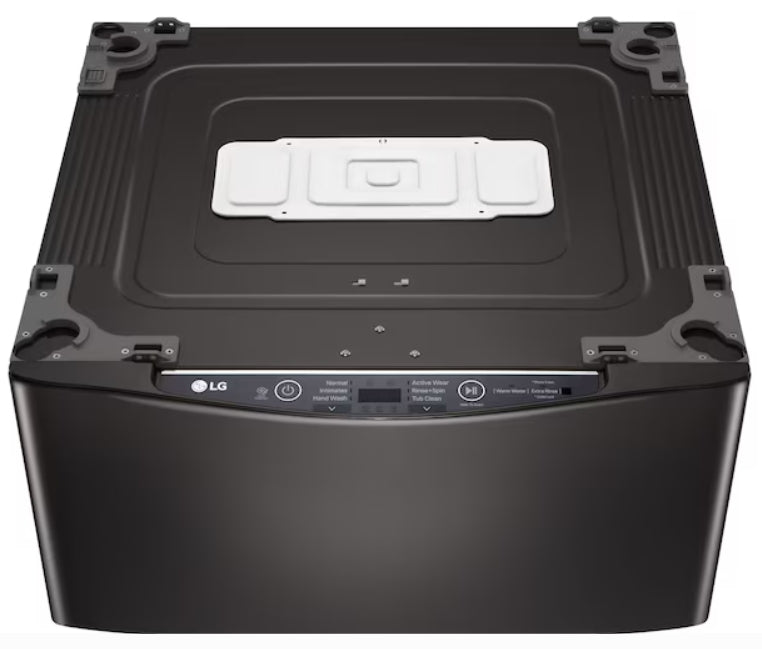 LG Sidekick 1-cu ft 27-in Black Steel Pedestal Washer