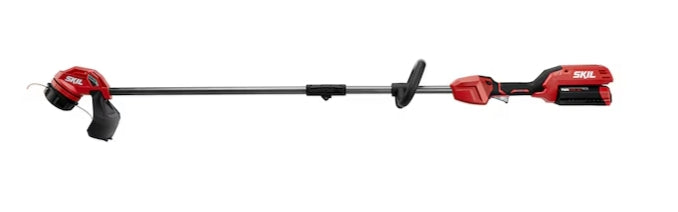 SKIL 40-volt 14-in Straight Shaft Battery String Trimmer 2.5 Ah (Battery Included) (Charger Included)