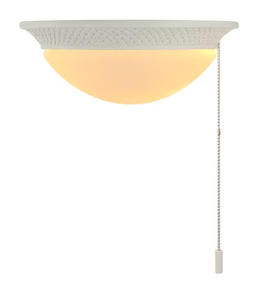 Harbor Breeze Tilghman II 11-in 2 -Light White LED Ceiling Fan Light Kit