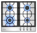 GASLAND Gas Stovetop 24-in 4 burners Stainless steel Gas Cooktop