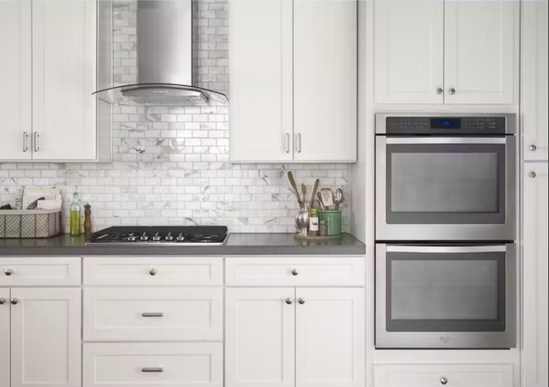 30" Concave Glass Wall Mount Range Hood