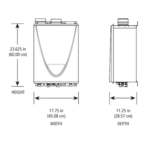 A.O. Smith Signature Series 6.6-GPM 160000-BTU Indoor Natural Gas Tankless Water Heater