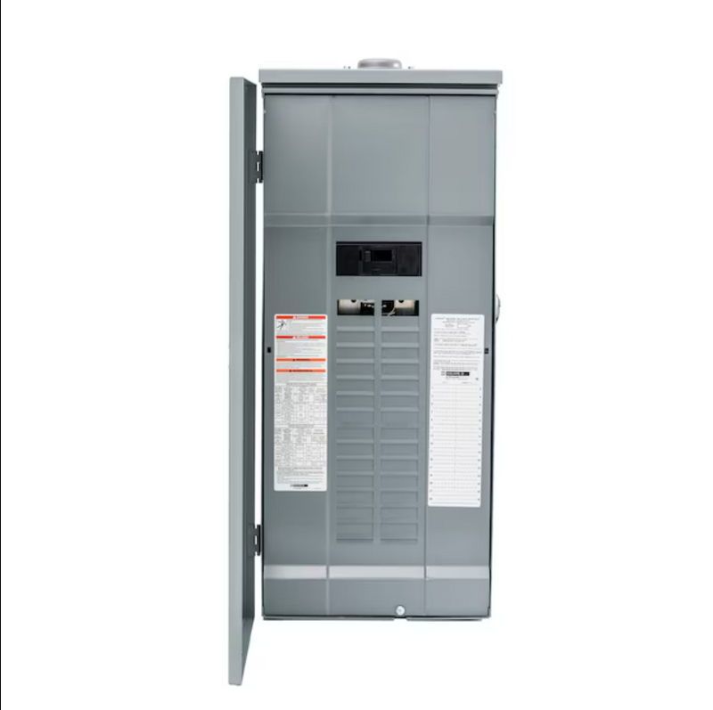 Square D Homeline 150 -Amp 30 -Spaces 60 -Circuit Outdoor Main breaker Plug-On Neutral Load Center