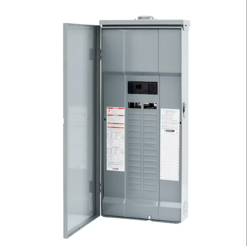 Square D Homeline 150 -Amp 30 -Spaces 60 -Circuit Outdoor Main breaker Plug-On Neutral Load Center