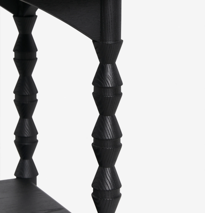 Lulu and Georgia Topia Round Side Table - Black