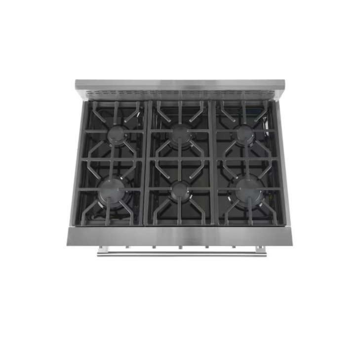 NXR 36" 6-Burners 5.5-cu ft Freestanding Natural Gas Range -Stainless Steel