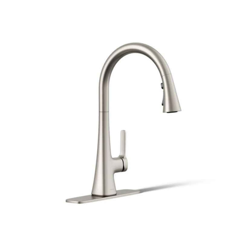 Kohler Guild Pull-down Kitchen Sink Faucet with Three-function Sprayhead