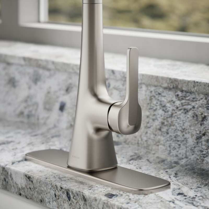 Kohler Guild Pull-down Kitchen Sink Faucet with Three-function Sprayhead
