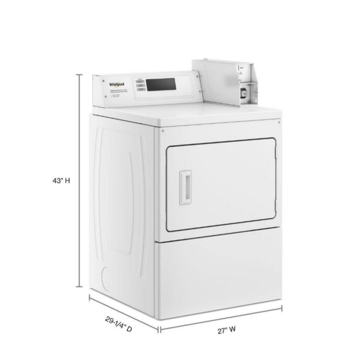 Whirlpool 7.4 cu. ft. Commercial Gas Vented Dryer