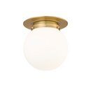 Z-Lite Calhoun 1 -Light 9-in Brass Flush Mount Light