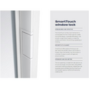 Milgard V300 47.25"x40.75" Trinsic Series Left-Handed Vinyl Sliding Window w/ Screen