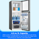 Midea 4.5-cu ft Mini Fridge with Freezer