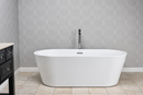 CELESTE 67 in. x 32 in. Air Bathtub with Center Drain in White