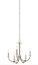 Kichler Minnow 5 -Light Distressed White Coastal Chandelier