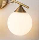LLHZSY 24.4-in 3 -Light Brushed Gold Mid-Century Vanity Light