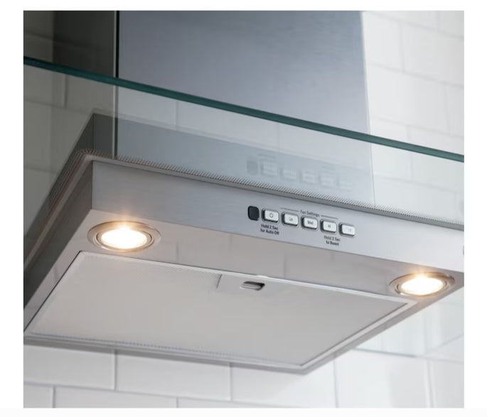 Cafe 36 inch Convertible 350-CFM Stainless Steel Wall-Mounted Range Hood