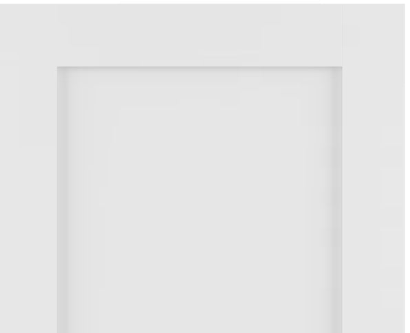 RELIABILT 30-in x 80-in Primed Solid Core 1-Panel Right Hand Prehung Interior Door