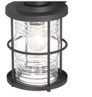 Allen + Roth Kerner 1 -Light 12-in H Matte Black Hardwired Outdoor Wall Light